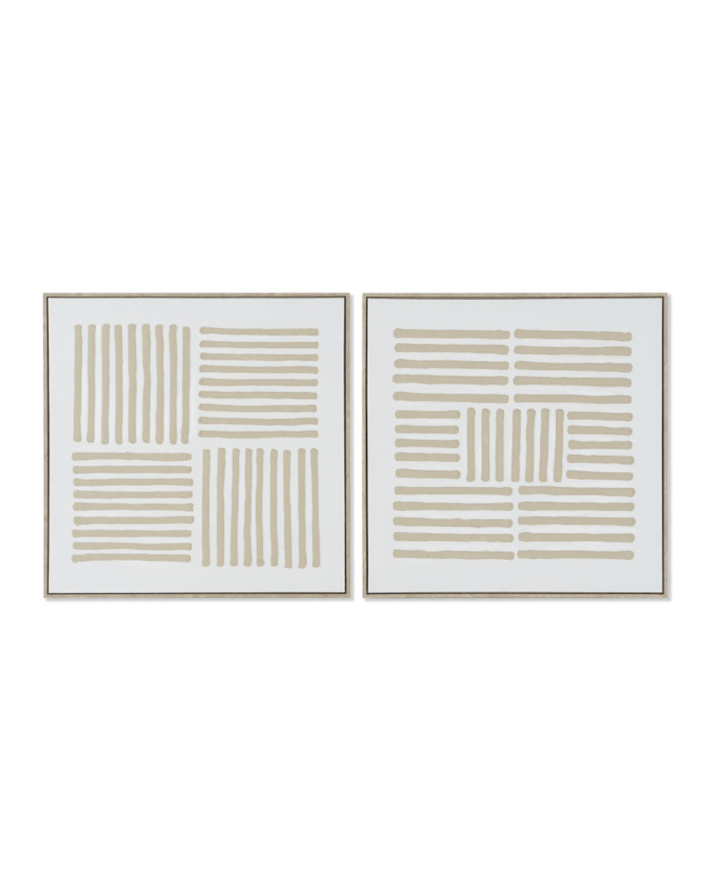 Cuadro LINEAS beige