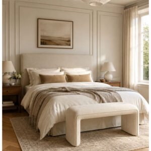 Banqueta beige PARIS