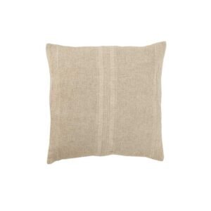 Cojín beige líneas algodón y lino LINEN