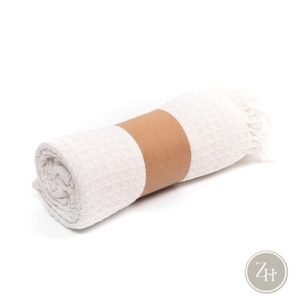 Manta plaid crema TOFE