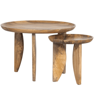 Mesas nido madera natural HOUT