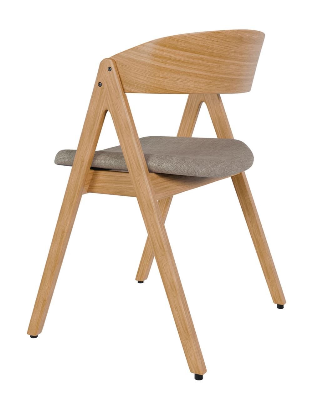 Silla madera roble gris INNA