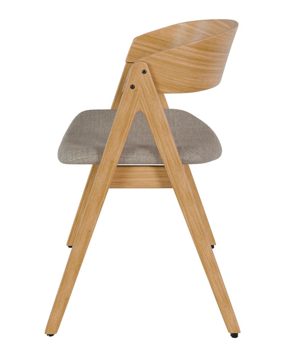 Silla madera roble gris INNA