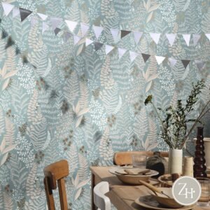 WOODLAND BLUE Papel Pintado